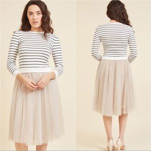 ♣️ EUC ModCloth Tokyo Gift Twofer Dress Size L ♣️